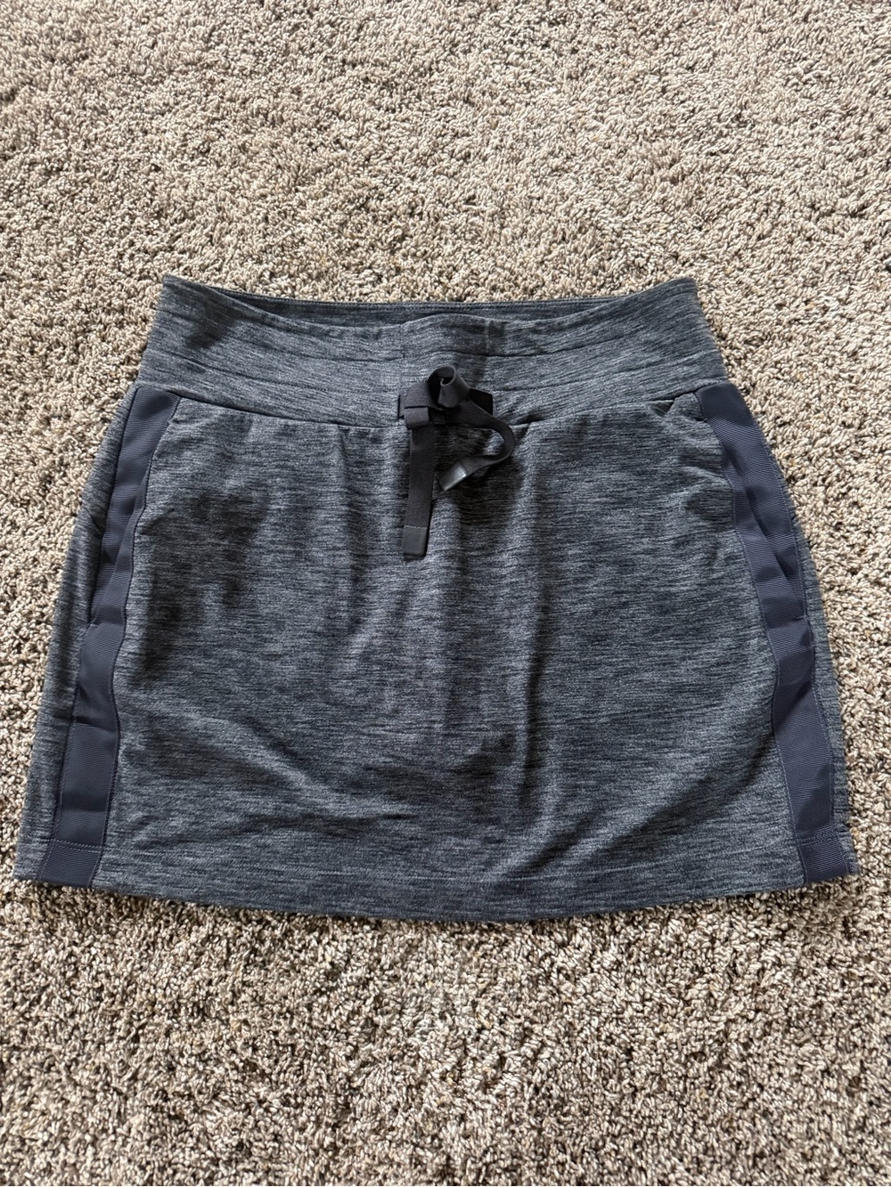 Athleta Charcoal Heather Athletic Skort